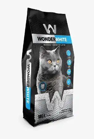 Купить wonder white carbon effect наполнитель для кошек комкующийся c активированным углем без ароматизатора