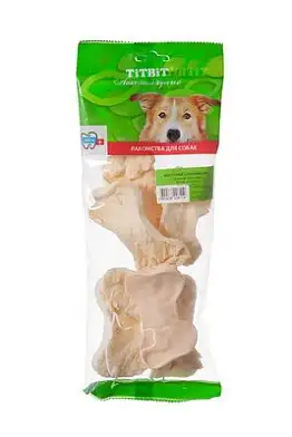 TiTBiT лакомство для собак косточка слоеная XXL