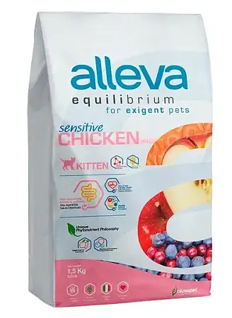 Купить alleva equilibrium cat сухой корм для котят с курицей