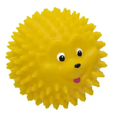 Tappi игрушка для собак "Мю", мяч - ежик, желтый