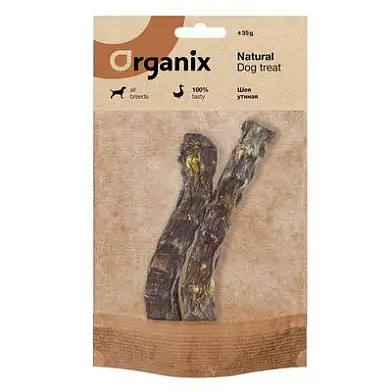 Organix премиум лакомство для собак Шея утиная
