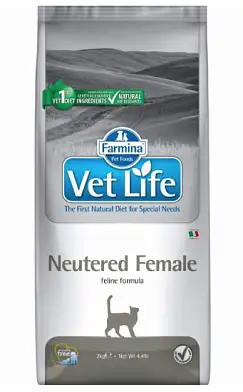 Farmina Vet Life сухой корм для взрослых стерилизованных кошек (neutered female)